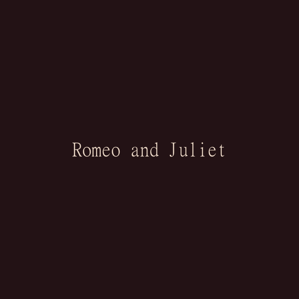 Romeo and Juliet cover