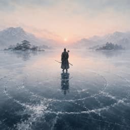 Still water under a quiet sky — Saylia Art of War podcast cover art