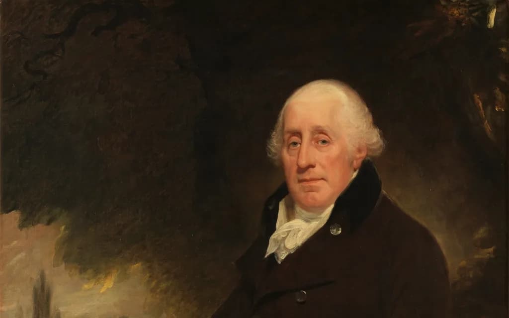 William Beechey's circa-1795 portrait of an unidentified English gentleman, the class of suitor Austen wrote for Elizabeth Bennet