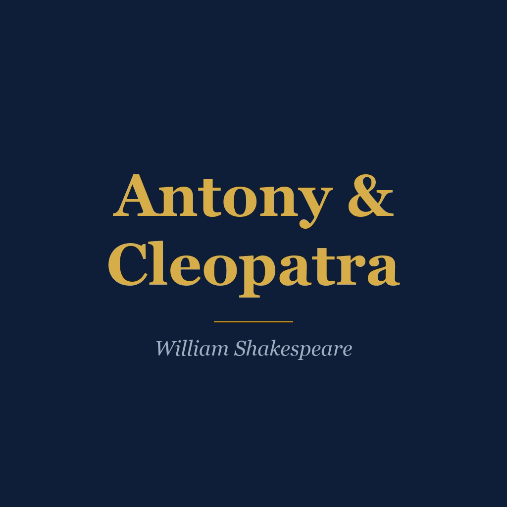 Antony and Cleopatra cover